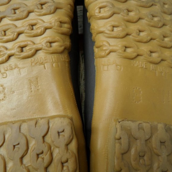 Vintage LL Bean Maine Hunting Boots Brown Leather size 8 Narrow - Picture 8 of 11